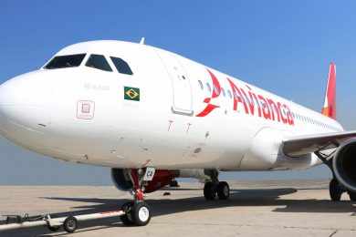 A Avianca opera atualmente somente com aeronaves Airbus (Avianca Brasil)