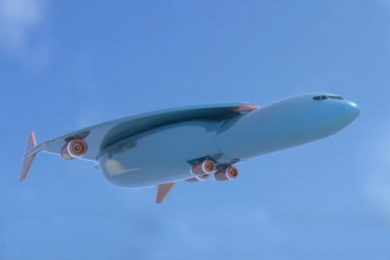 O "ultra-avião" da Airbus, ao menos no papel, pode voar a velocidade máxima de 5.500 km/h (Imagem - Patent Yogi)