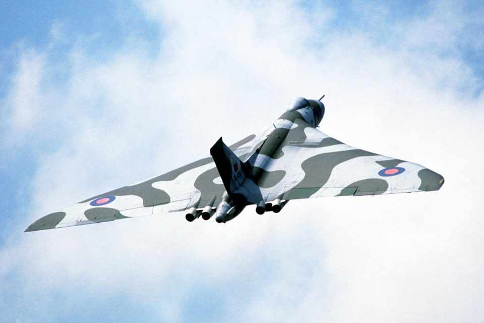O Avro Vulcan foi o principal bombardeiro da RAF entre 1955 até 1984 (Foto - RAF)