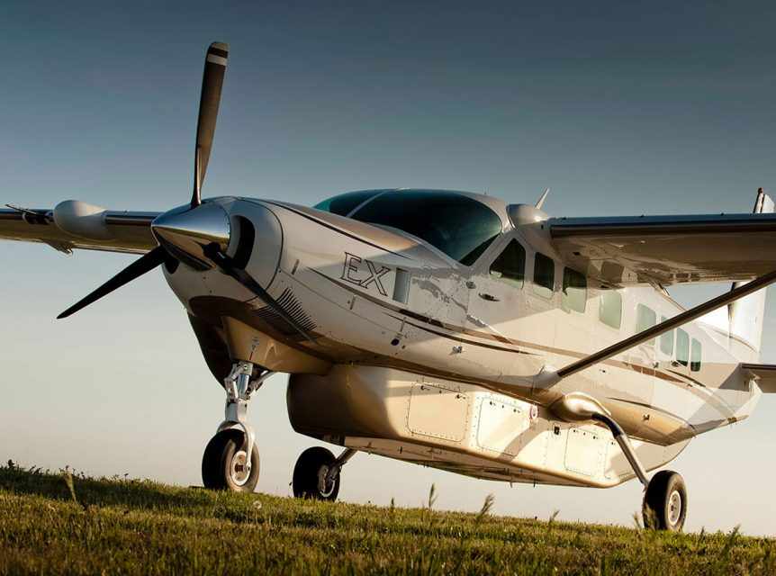 O Cessna Caravan é um dos aviões mais vendidos do mundo. A versão exposta na Labace custa US$ 2,2 milhões (Foto - Cessna)