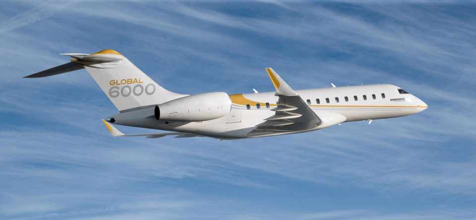 O Challenger 350 também leva 9 ocupantes, mas tem alcance maior: 5.900 km (Foto - Bombardier)