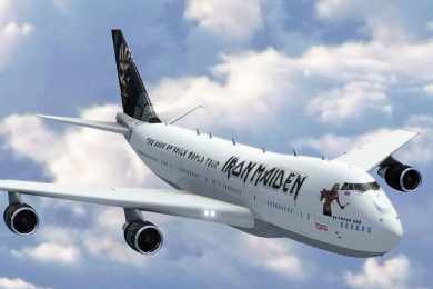 O "Ed Force One" vai levar toda equipe da banda e mais 12 toneladas de equipamentos (Imagem - Iron Maiden)
