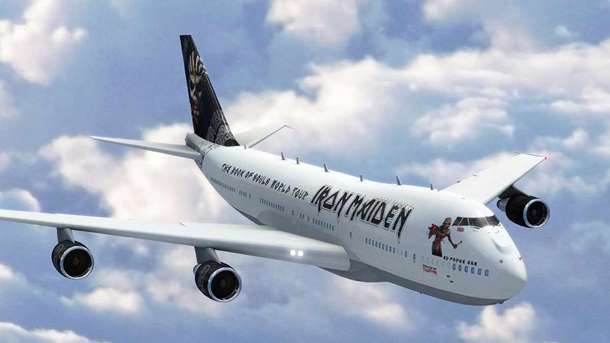 O "Ed Force One" vai levar toda equipe da banda e mais 12 toneladas de equipamentos (Imagem - Iron Maiden)