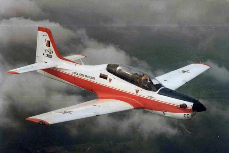 O primeiro voo do Embraer Tucano aconteceu em 19 de agosto de 1980 (Foto - Acervo Centro Histórico Embraer)