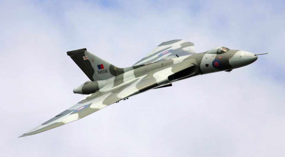 O Vulcan podia voar a mais de 1.000 km/h (Foto - RAF)