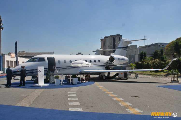 Ex-IAI Aircraft e hoje da Gulfstream, o G200 leva até 10 passageiros (Foto - Airway)