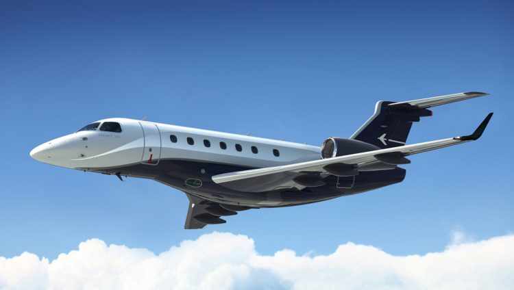 O Legacy 450 pode voar a 1.017 km/h, embora sua velocidade de cruzeiro seja mais baixa (Embraer)