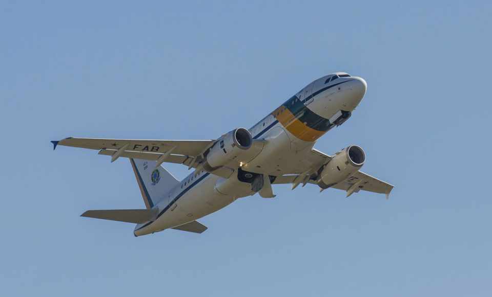 O FAB VC1A, avião presidencial, é o único jato executivo de grande porte em operação no Brasil (Foto - FAB)