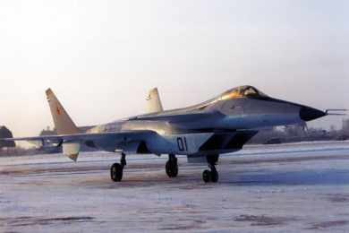 O projeto do MiG 1.44 foi iniciado ainda nos tempos da antiga URSS (Foto - Força Aérea da Rússia)