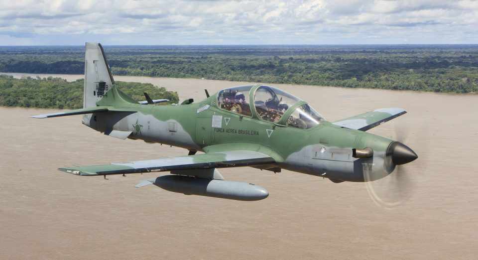 O Super Tucano pode ser utilizado na interceptação de aeronaves de baixa performance (Foto - FAB)