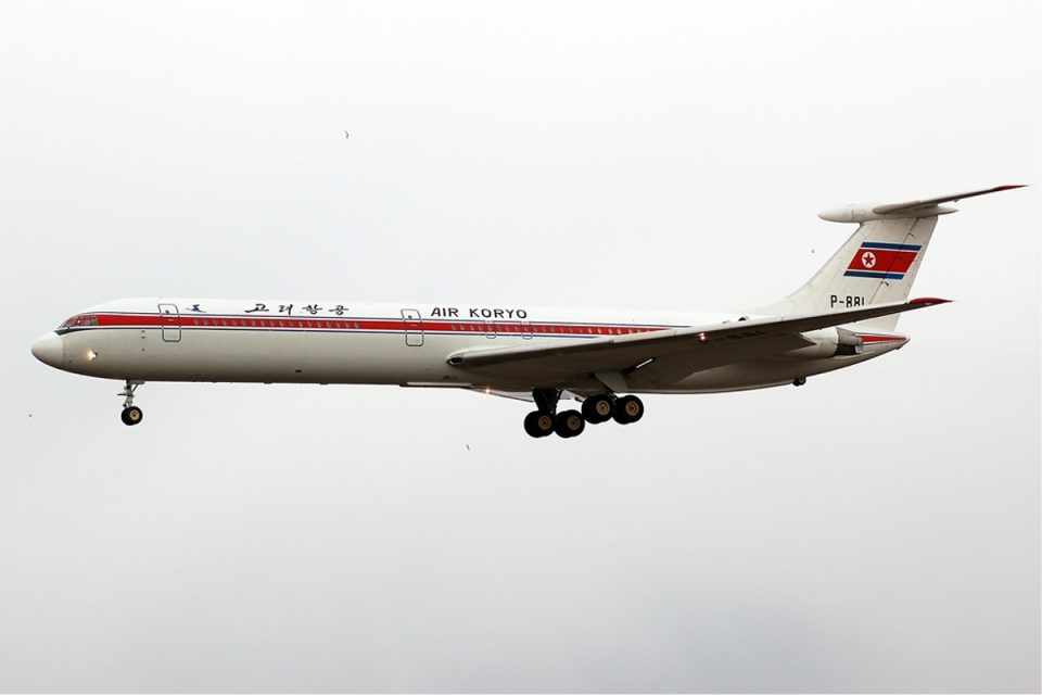 Algumas aeronaves da Air Koryo são bem antigas, como o IL-62 (Creative Commons)