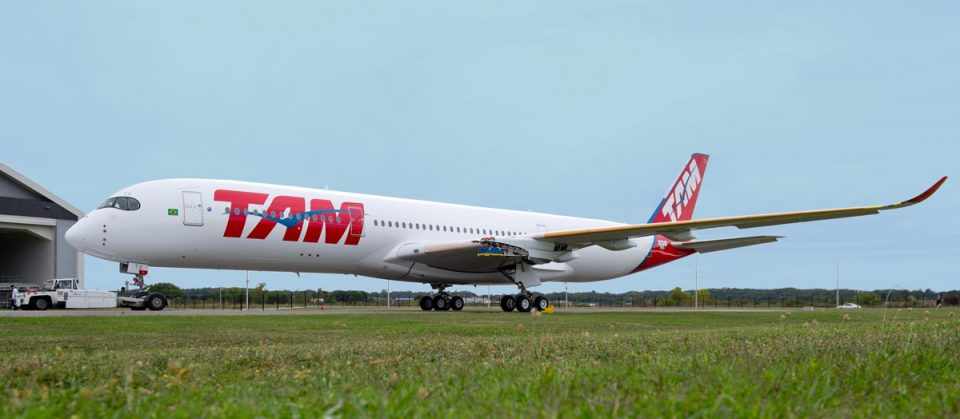 A Tam será a primeira companhia aérea das Américas a receber o A350 XWB (Airbus)