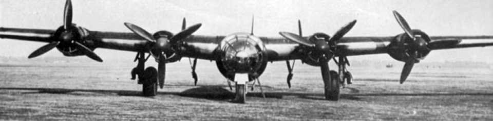 O Amerika Bomber era equipado com quatro motores radiais BMW, cada com 1.750 hp