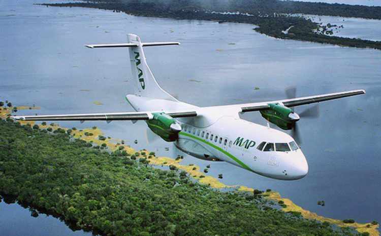 A MAP voa para cidades no Amazonas, Pará e Rondônia com aeronaves ATR (MAP)