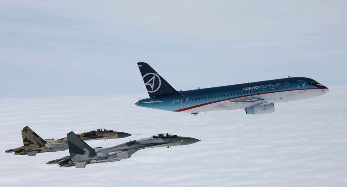 A Sukhoi é famosa pelos caças que produz, como o Su-35 (Sukhoi)