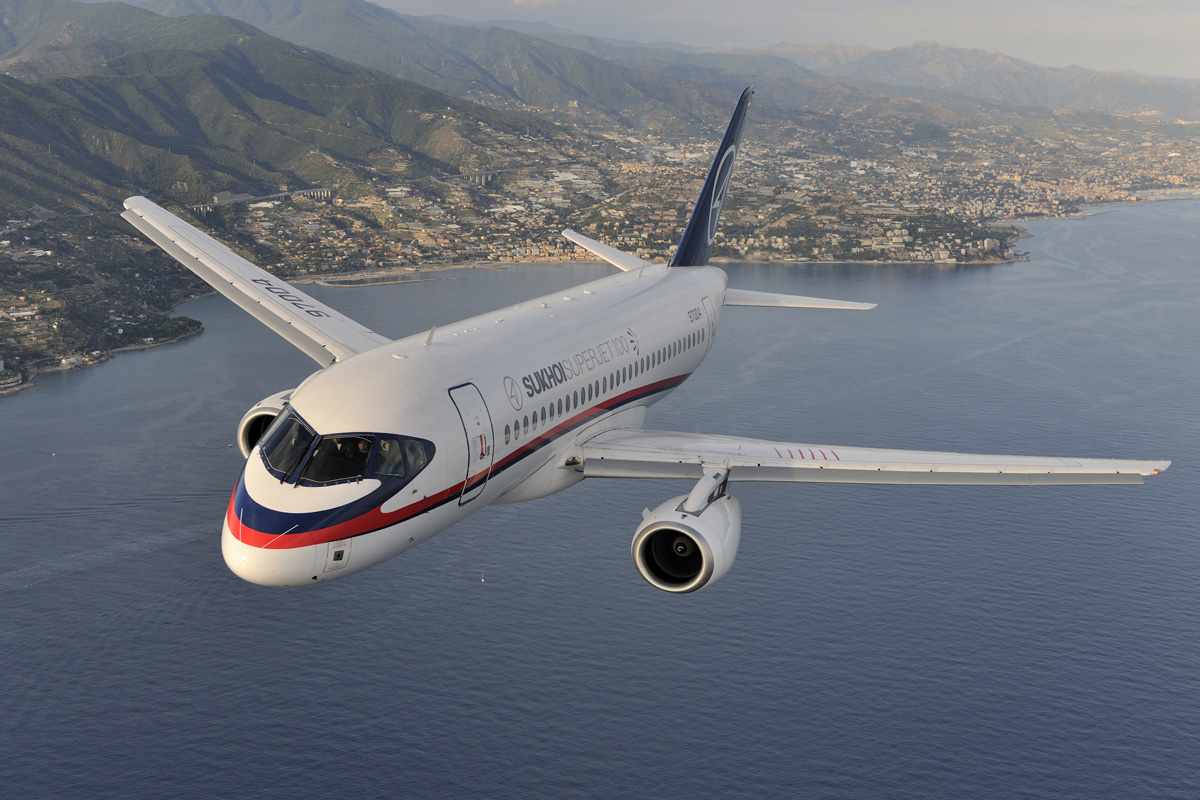 Cada modelo Sukhoi Superjet 100 custa cerca de US$ 35 milhões (Sukhoi)