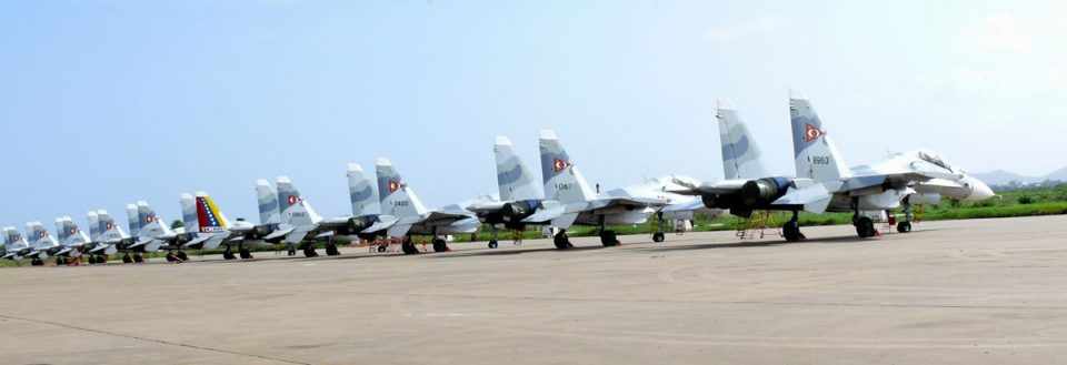 Com a queda recente de um aparelho, a frota de Su-30 da Venezuela caiu para 23 aeronaves (Aviación Militar Bolivariana)