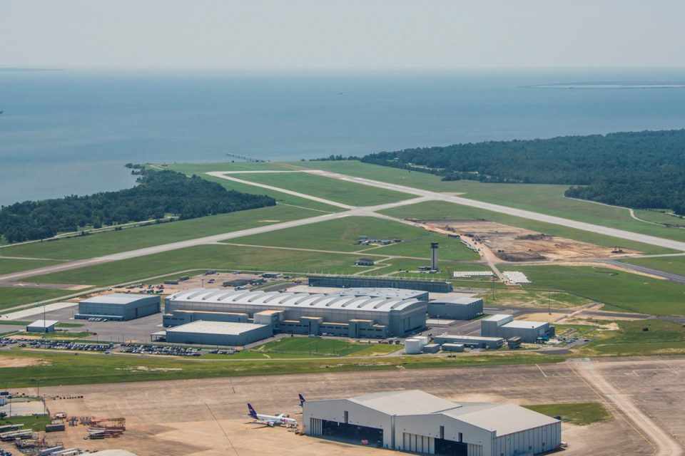 A nova fábrica da Airbus em Mobile conta com duas pistas de pouso (Airbus)