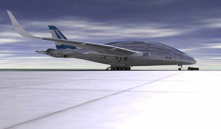 O enorme avião promete carregar até 755 passageiros (AWWA)