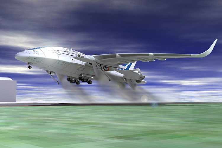 Para diminuir a distância para decolagem o projeto aposta em motores móveis (AWWA)