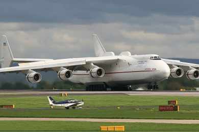 Nem A380, nem Boeing 747. O maior avião do mundo é o ucraniano Antonov AN-225 (Antonov)