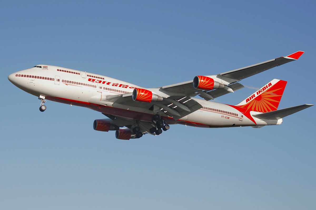 O voo mais longo do mundo será operado pela Air India com aeronaves Boeing 747-400 (Air India)