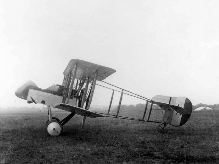 O frágil caça Airco DH.2, usado pela Inglaterra, foi uma das principais vítimas do Barão Vermelho (Domínio Público)
