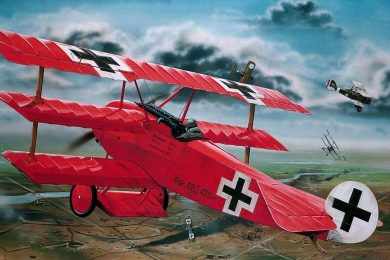 O Barão Vermelho abateu 82 aviões em dois anos de combates (Revell)