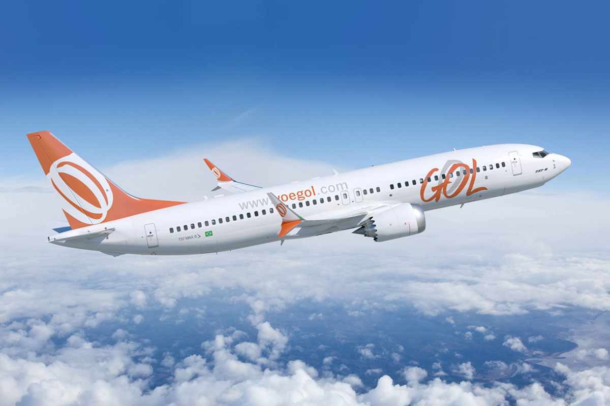 O Boeing 737-800 da Gol pode transportar até 189 passageiros (Gol)