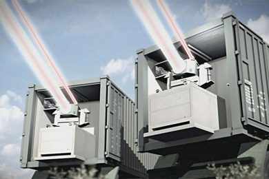 O canhão de laser israelense pode abater um drone a 2 km de distância (Rafael Systems)