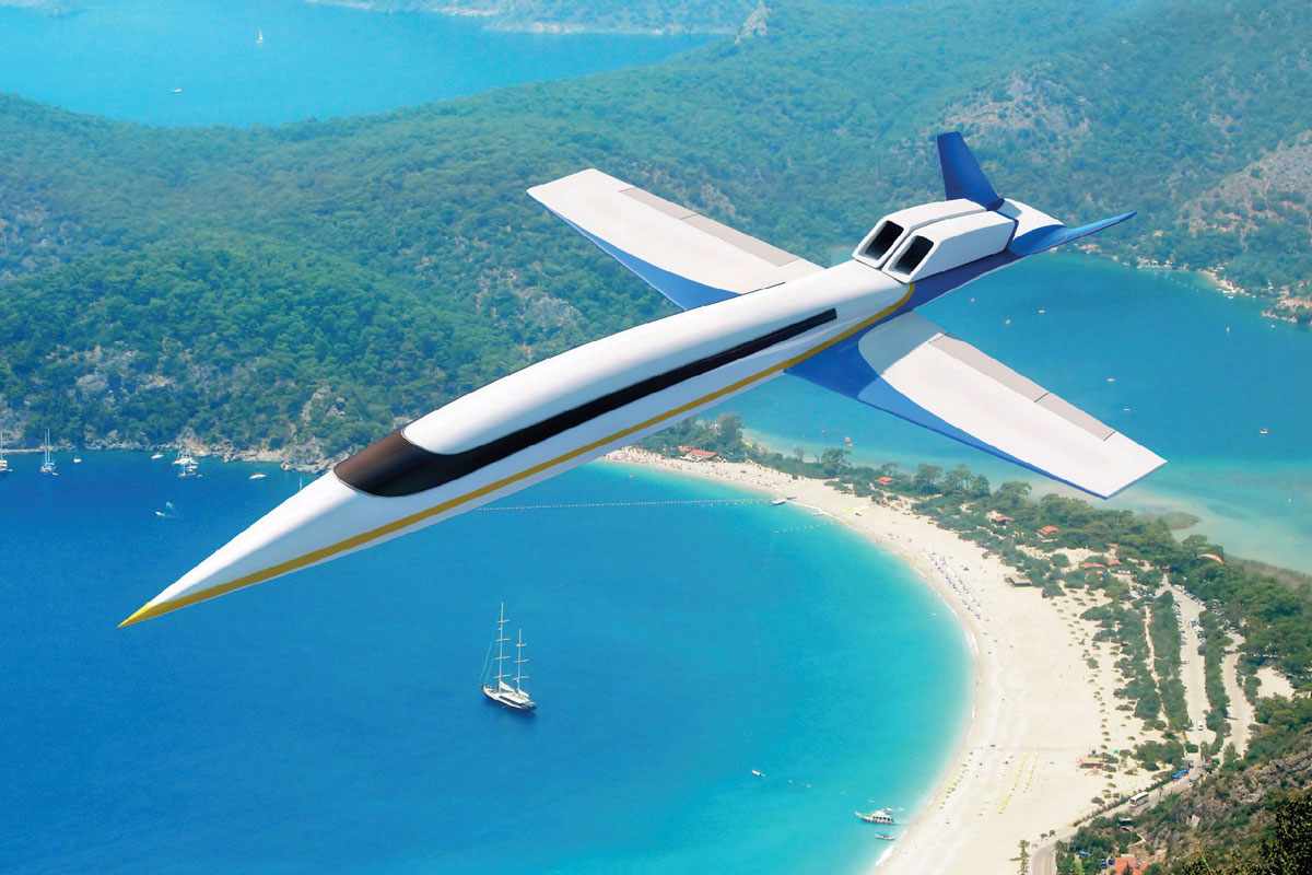 O Spike S-512 poderá transportar 18 passageiros a mais de 1.900 km/h (Spike Aerospace)