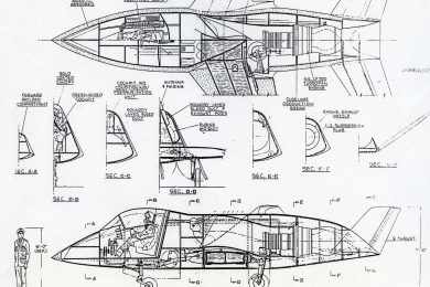 Raio-X do Quiet Bird (Boeing)