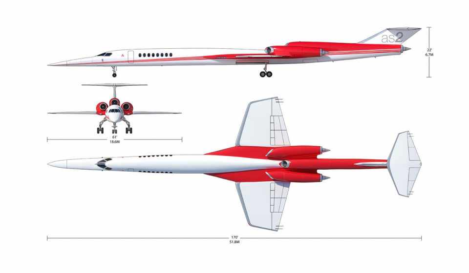 O aparelho terá porte médio, devido a grande quantidade de combustível que terá de carregar (Aerion)