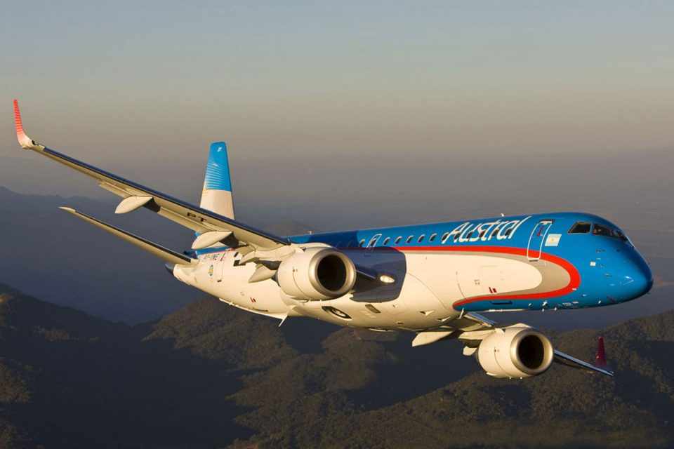 A Austral é uma empresa subsidiária da Aerolineas Argentinas (Austral)