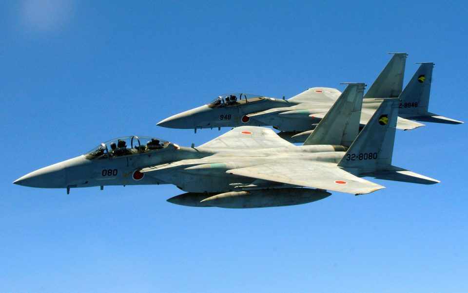 O F-15 'Eagle' é o principal caça de defesa do Japão (USAF)