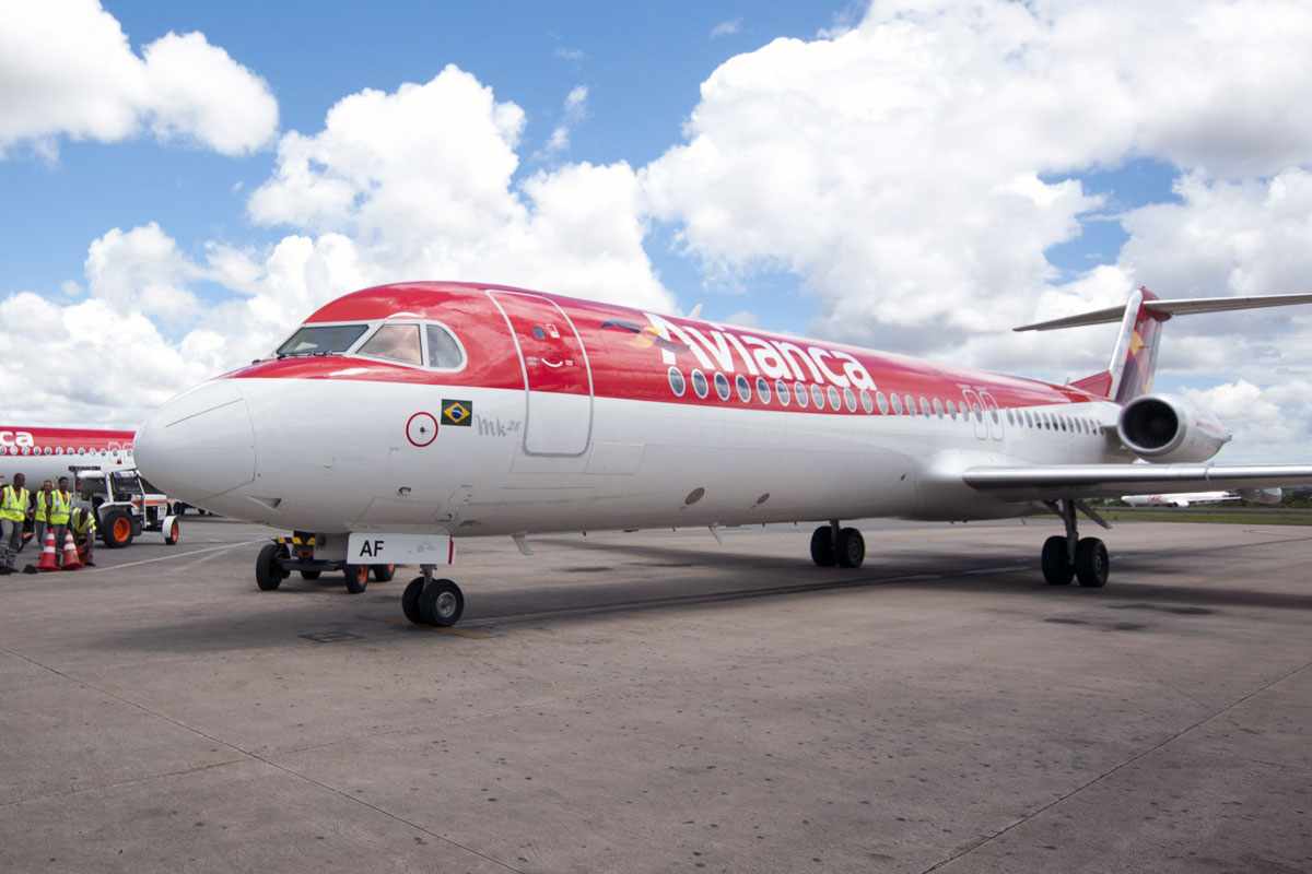 A Avianca Brasil opera com o Fokker MK-28 desde 2006 (Avianca)