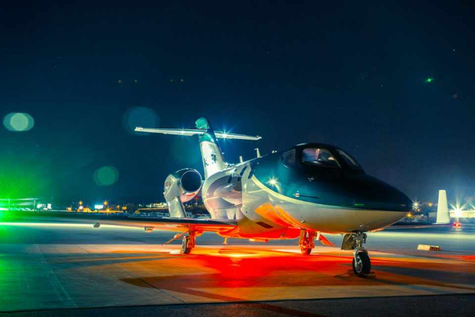 O HondaJet pode transportar até seis passageiros (Honda Aircraft Company)