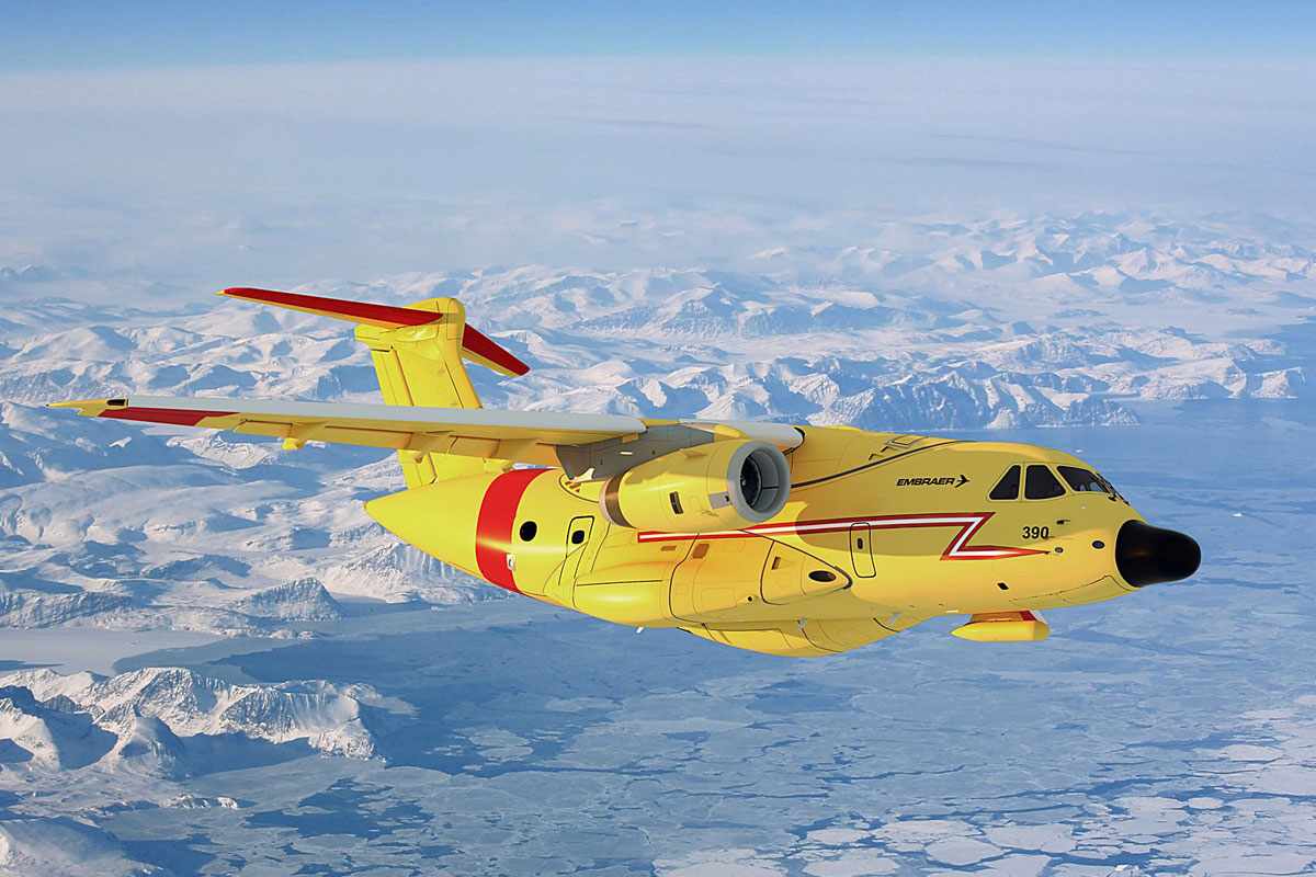 A Embraer ofereceu uma versão de busca e salvamento do KC-390 ao Canadá (Embraer)