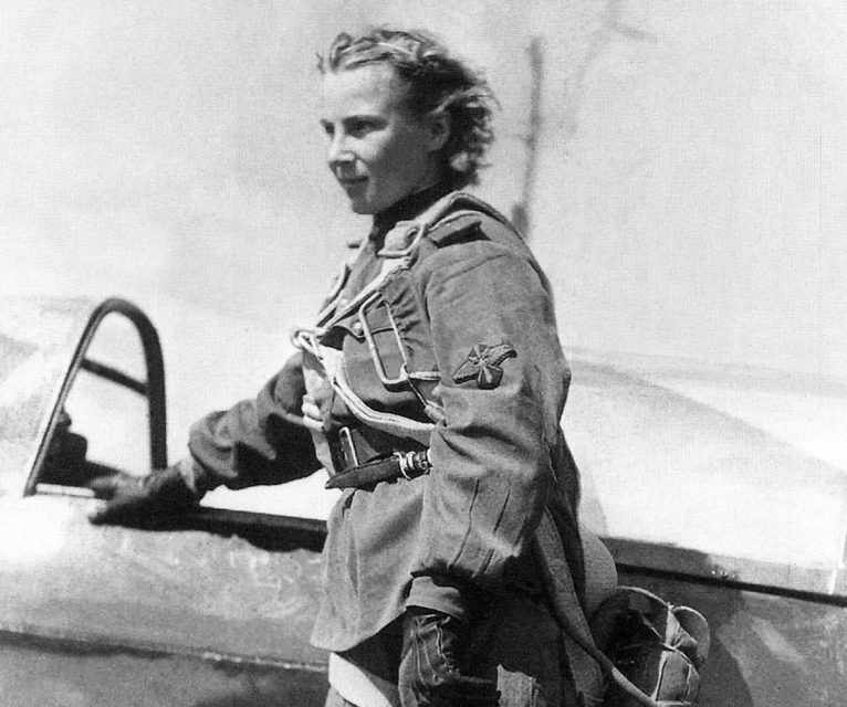 Durante a Segunda Guerra Mundial, Lydia Litvyak abateu 12 aviões alemães (Domínio Público)