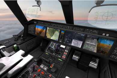 Cargueiro ou caça? O KC-390 vai ter até head-up display, como aviões de combate (Rockwell Collins)
