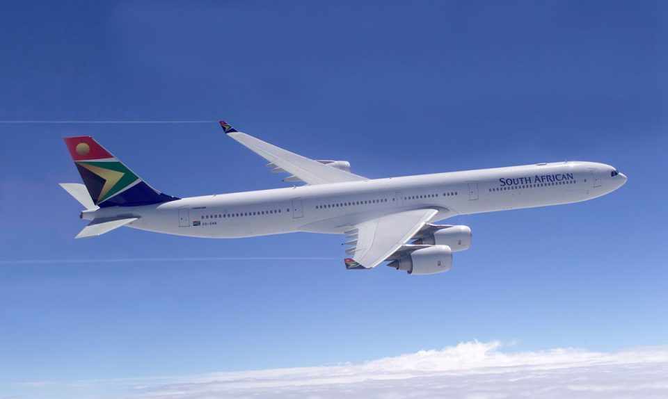 A South African opera jatos Airbus A330 e A340 nas rotas para o Brasil (South African Airways)