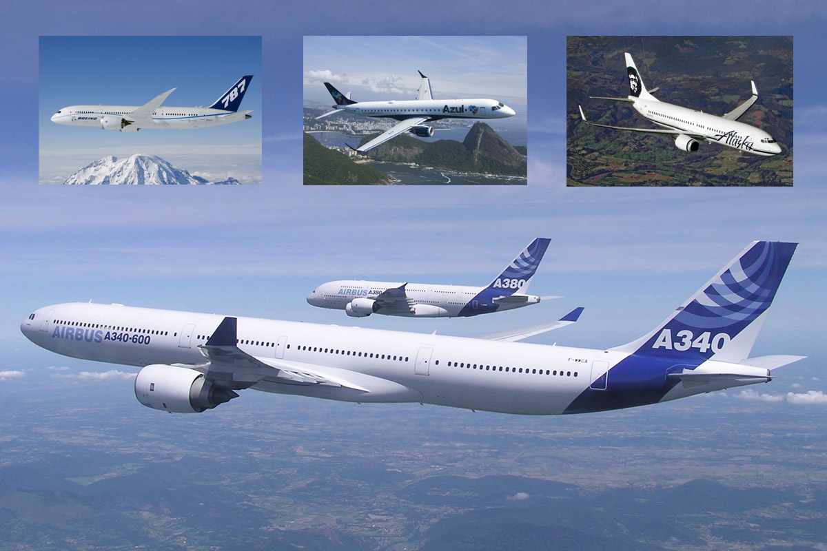 Os aviões de passageiros mais seguros do mundo