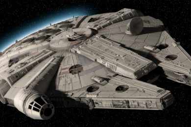 Millenium Falcon, a nave mais rápida do universo (Divulgação)