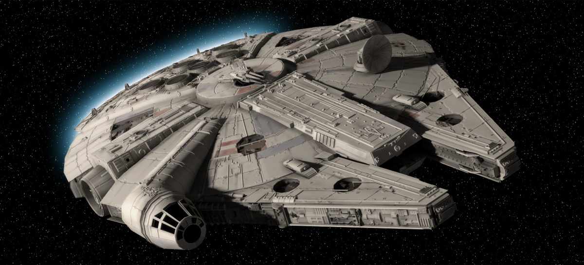 Millenium Falcon, a nave mais rápida do universo (Divulgação)