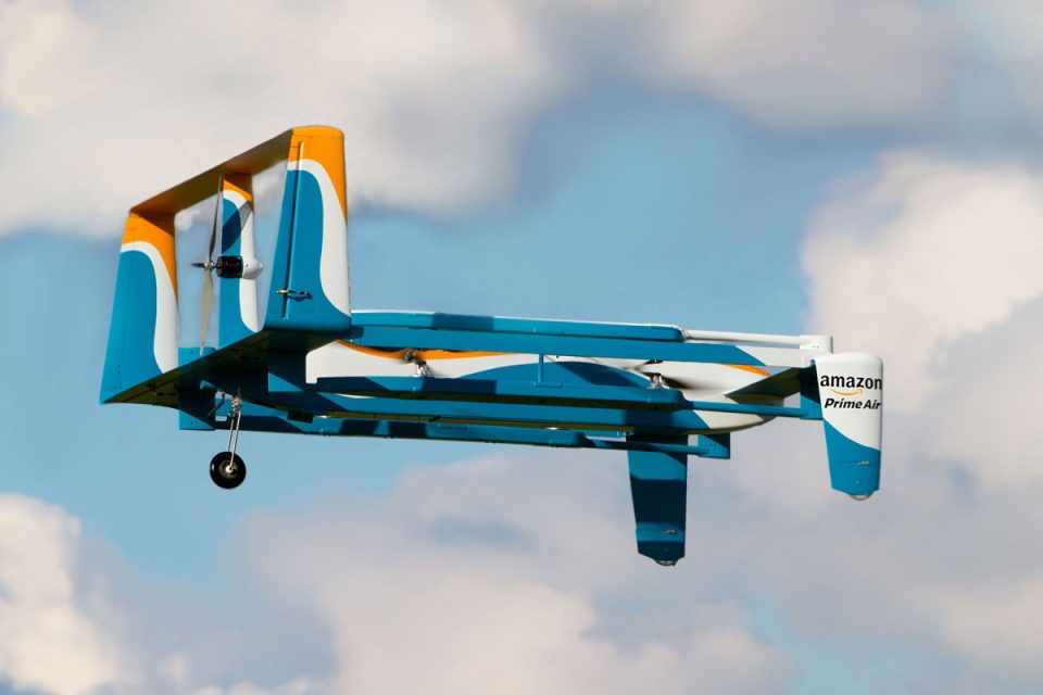 Pediu, chegou: o novo drone da Amazon promete realizar entregar em até 30 minutos (Amazon)