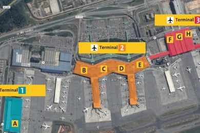 Veja o novo esquema de numeração e cores do aeroporto de Guarulhos