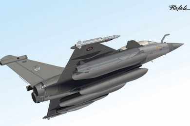 Dassault Rafale (Arte: Hercules Araújo)