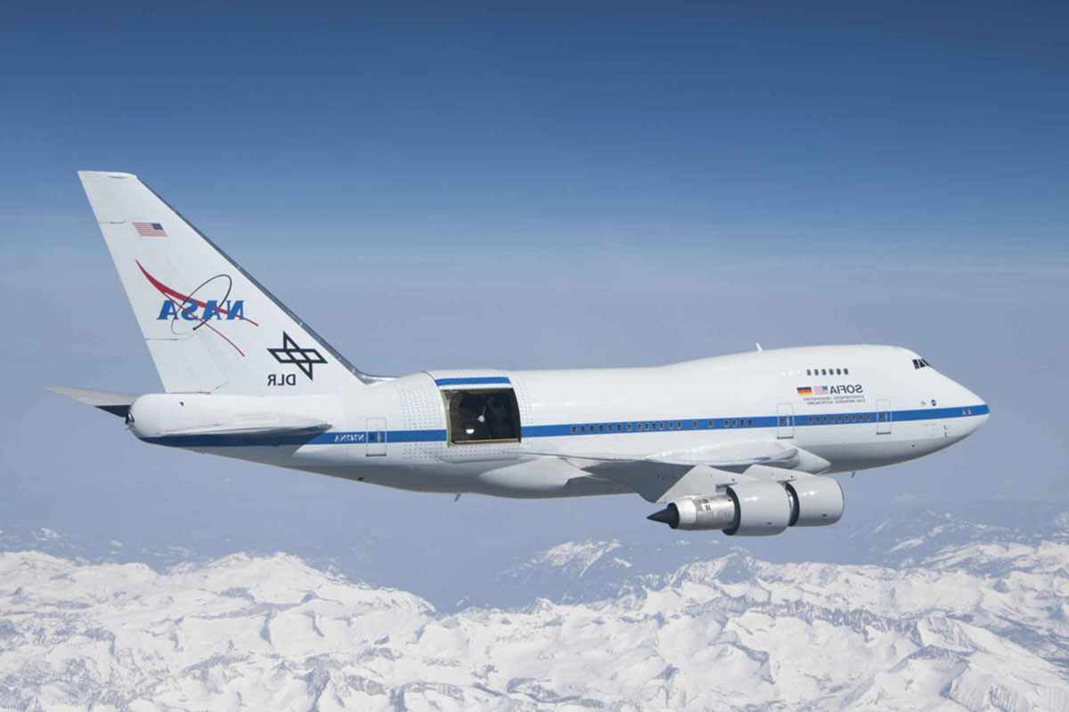 A Nasa criou um observatório espacial aéreo a partir de um 747 SP (NASA)