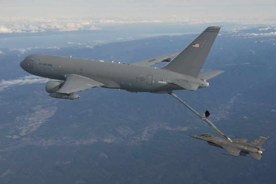 O KC-46A foi desenvolvido a partir do modelo comercial Boeing 767 (USAF)