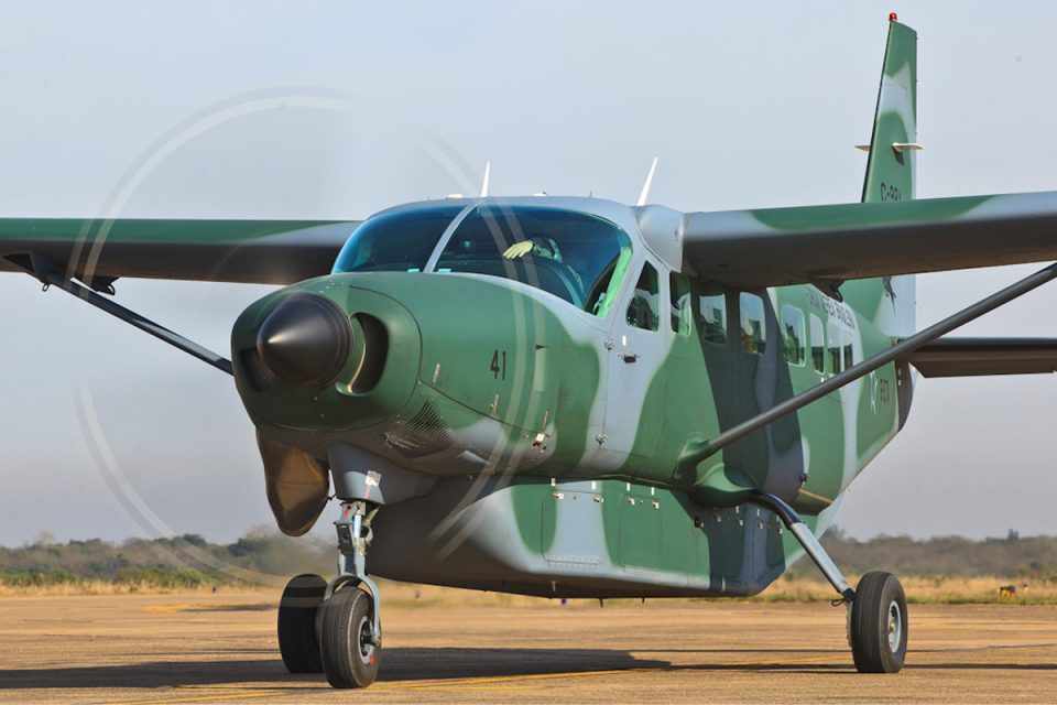 O robusto Cessna C98 Caravan é um dos aviões que voam para regiões remotas do Brasil (FAB)